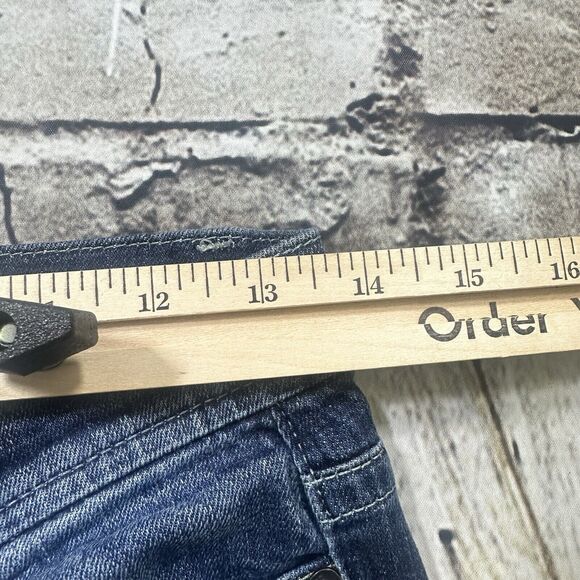 Joe’s Jeans Women’s 26 Blue Socialite Cropped Raw Hem Denim Pants Cowboy - Picture 10 of 13